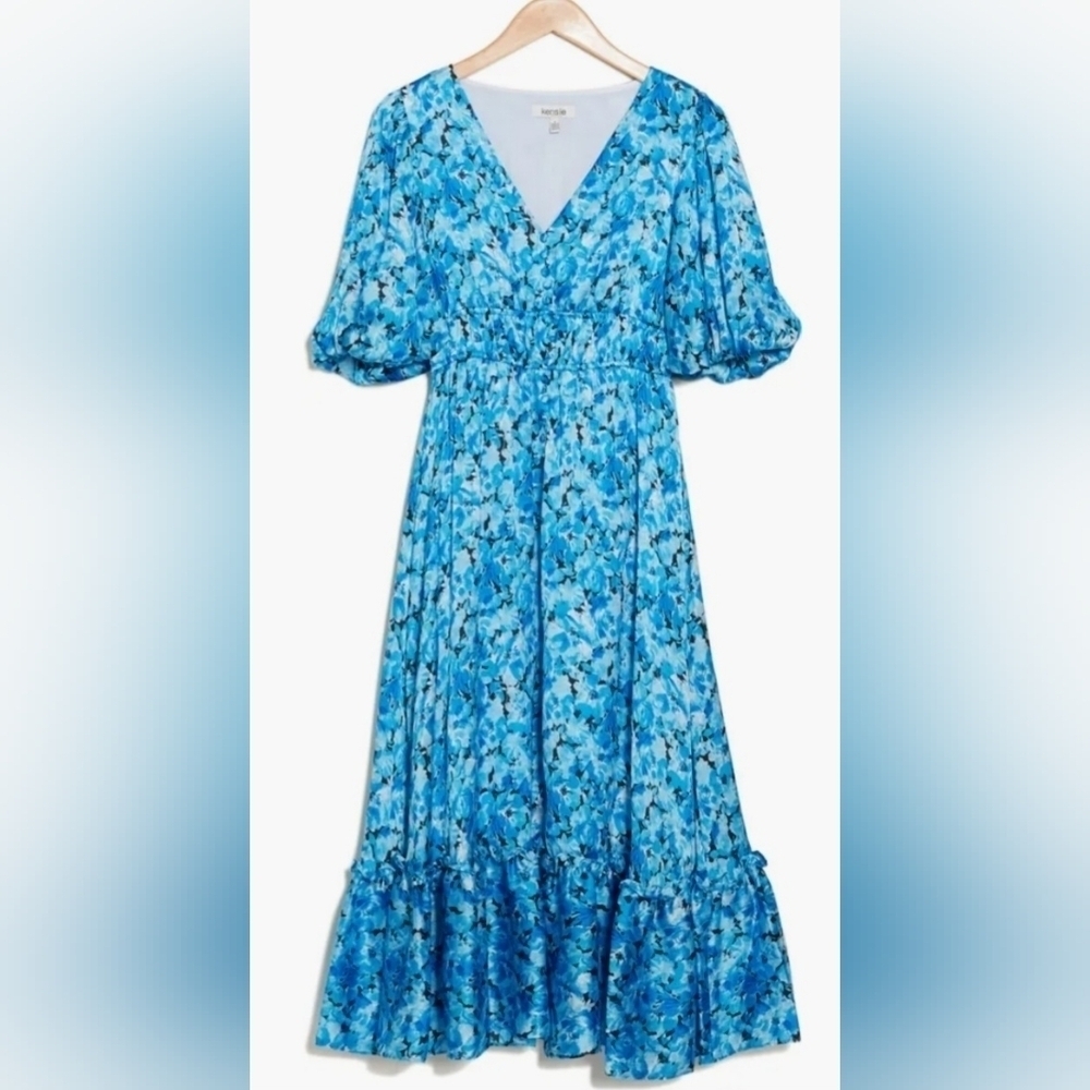NWT Kensie Floral Midi Dress - Picture 5 of 9